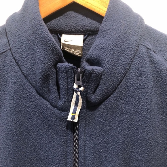 Nike Men's XXL Dark Blue Fleece Vest Logo Embroidered - Picture 3 of 8